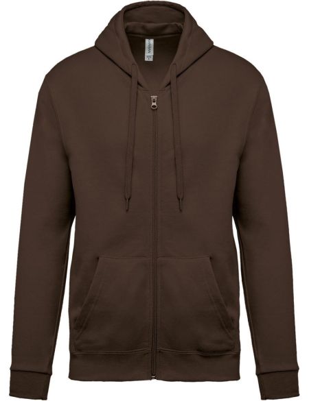 Kapuzenpullover Kariban K479 Schokolade
