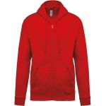 Kapuzenpullover Kariban K479 rot