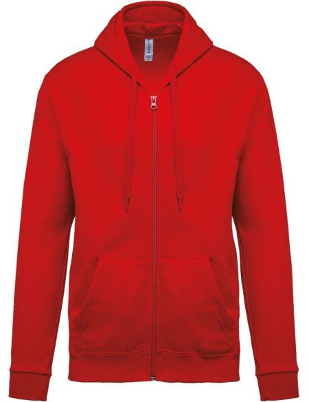 Kapuzenpullover Kariban K479 rot
