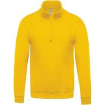 Sweatshirt mit 1/4-Reißverschluss Kariban K478 gelb