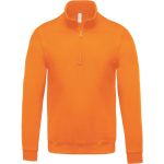 Sweatshirt mit 1/4-Reißverschluss Kariban K478 orange
