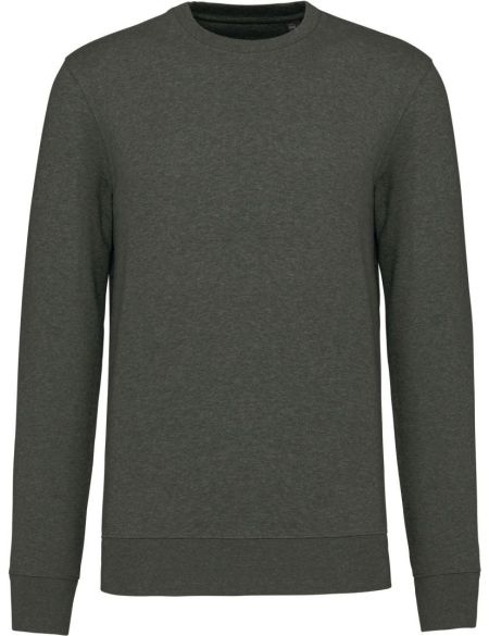 Umweltfreundliches Sweatshirt Kariban K4025 grün marmoriert meliert