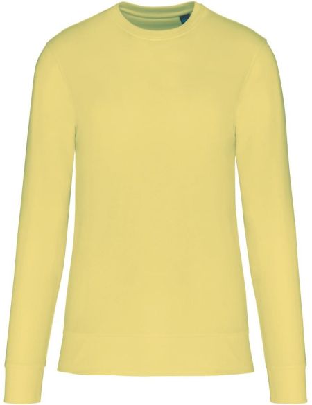 Ökologisches Sweatshirt Kariban K4025 zitronengelb