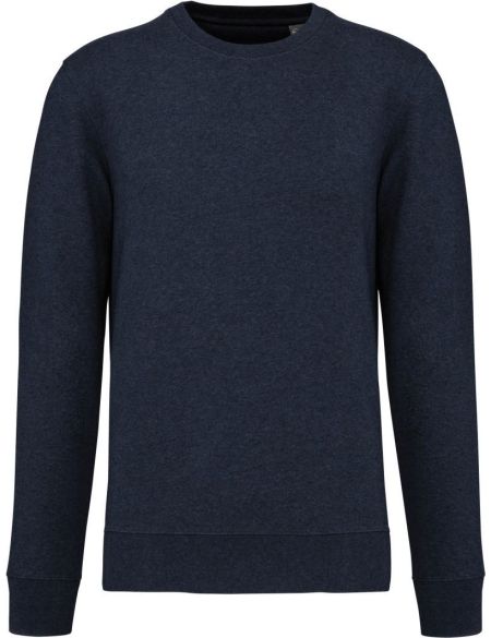 Umweltfreundliches Sweatshirt Kariban K4025, französisches Marineblau meliert