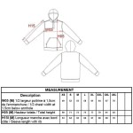 Kontrast-Sweatshirt mit Kapuze Kariban K446 rot/weiß