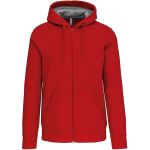 Schwerer Baumwoll-Hoodie Kariban K444 rot