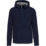 Kariban K444 Marineblauer Kapuzenpullover aus schwerer Baumwolle