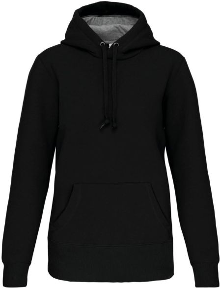 Kapuzenpullover aus schwerer Baumwolle Kariban K443 schwarz