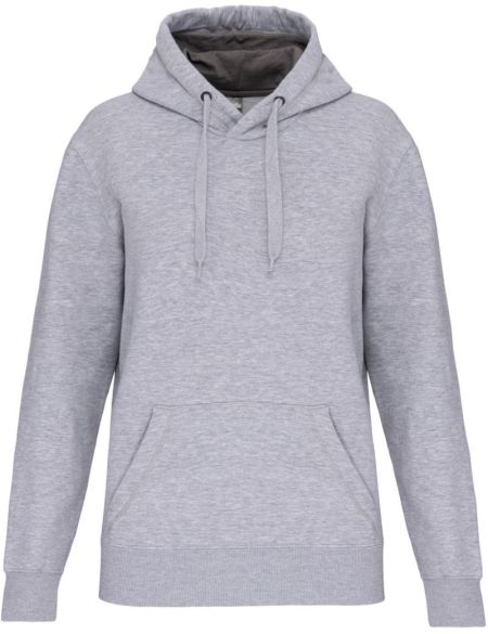 Kapuzen-Sweatshirt aus schwerer Baumwolle Kariban K443 Oxford-Grau