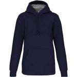 Kariban K443 Marineblauer Kapuzenpullover aus schwerer Baumwolle