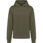 Übergroßes Sweatshirt mit Kapuze Kariban K4018, helles Khaki