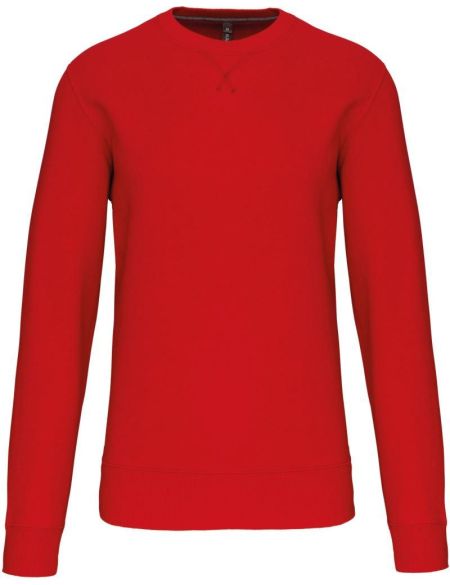 Kariban K442 weißes Sweatshirt aus schwerer Baumwolle