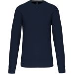 Marineblaues Kariban K442-Sweatshirt aus schwerer Baumwolle