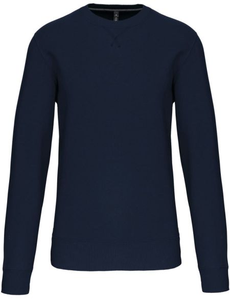 Marineblaues Kariban K442-Sweatshirt aus schwerer Baumwolle