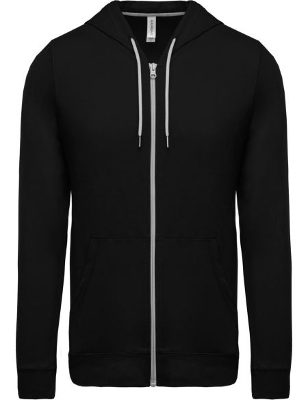 Kapuzenpullover Kariban K438 schwarz