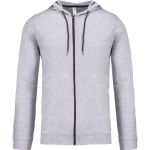 Kapuzenpullover Kariban K438 Oxford-Grau