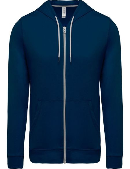 Kapuzenpullover Kariban K438 weiß