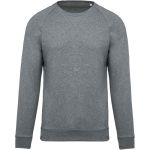 Herren-Raglan-Sweatshirt aus Bio-Baumwolle Kariban K480 grau meliert