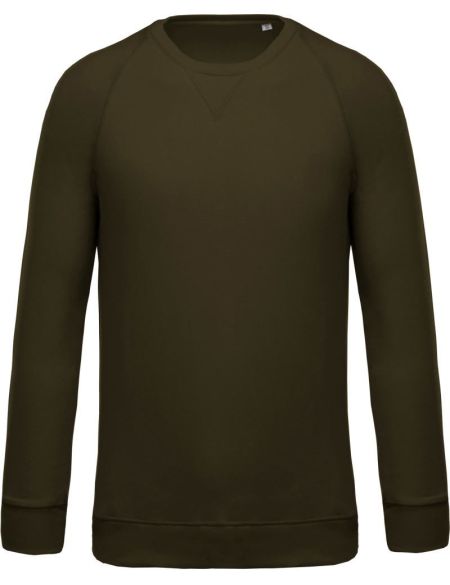 Kariban K480 moosgrünes Raglan-Sweatshirt für Herren