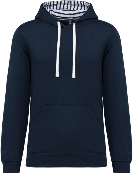 Unisex-Kapuzenpullover Kariban K4013 Marine/Mariniere