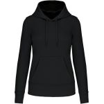 Ökologisches Damen-Sweatshirt mit Kapuze Kariban K4028 schwarz