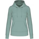 Ökologisches Damen-Sweatshirt mit Kapuze Kariban K4028 Salbei
