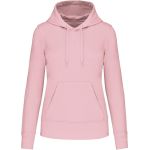 Ökologisches Damen-Sweatshirt mit Kapuze Kariban K4028 blassrosa