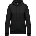 Damen Kapuzenpullover Kariban K473 schwarz