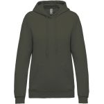 Damen-Kapuzensweatshirt Kariban K473 dunkelkhaki
