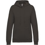 Damen Kapuzenpullover Kariban K473 dunkelgrau