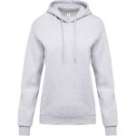 Damen-Kapuzenpullover Kariban K473 Asche meliert