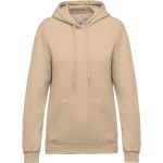 Damen Kapuzenpullover Kariban K473 hellsand
