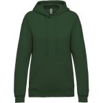 Damen Kapuzenpullover Kariban K473 waldgrün