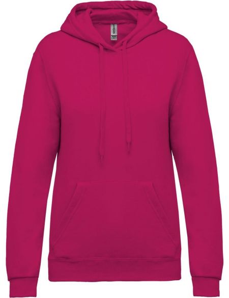 Damen-Kapuzenpullover Kariban K473 Fuchsia