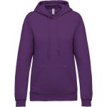 Damen Kapuzenpullover Kariban K473 lila