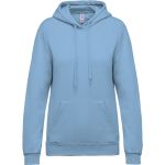 Damen Kapuzenpullover Kariban K473 himmelblau