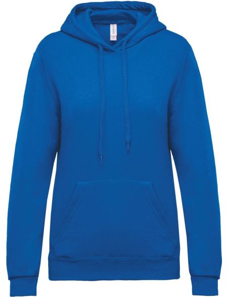 Damen-Kapuzenpullover Kariban K473 in hellem Königsblau