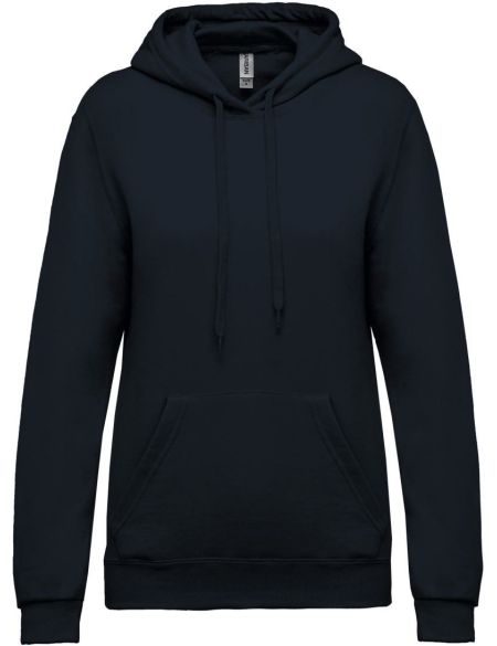 Damen Kapuzenpullover Kariban K473 Marineblau