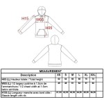 Damen-Sweatshirt mit kontrastierender Kapuze Kariban K465 Schwarz/Feingrau