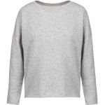 Damen-Oversize-Sweatshirt Kariban K471 hellgrau meliert