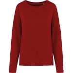 Damen-Sweatshirt in Übergröße Kariban K471 hibiskusrot