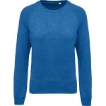 Damen-Raglan-Sweatshirt aus Bio-Baumwolle Kariban K481 ozeanblau meliert