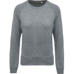 Damen-Raglan-Sweatshirt aus Bio-Baumwolle Kariban K481 grau meliert