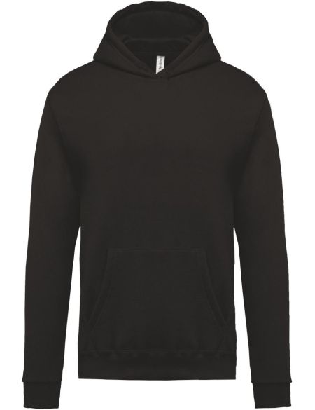 Kinder-Sweatshirt mit Kapuze Kariban K477 schwarz