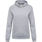 Kinder-Sweatshirt mit Kapuze Kariban K477 Oxford-Grau