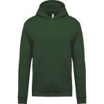 Kinder-Sweatshirt mit Kapuze Kariban K477 waldgrün