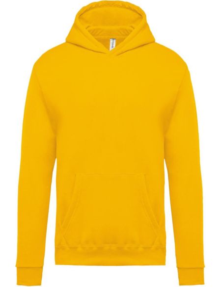 Kinder-Sweatshirt mit Kapuze Kariban K477 weiß