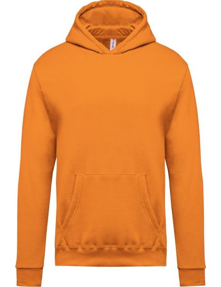 Kinder-Sweatshirt mit Kapuze Kariban K477 orange