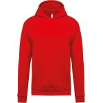 Kinder-Sweatshirt mit Kapuze Kariban K477 rot