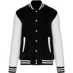 Unisex Fleecejacke Teddy Kariban K497 schwarz/weiß